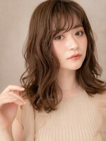 カバーヘア ブリス 北浦和(COVER HAIR bliss)&nbsp;ココアブラウン大人かわいい波巻きドライパーマX北浦和30代40代