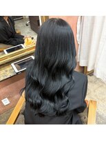 ユニーク(UniQ) blueblack × 髪質改善treatment
