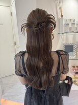 モナ 髪質改善(MONA)&nbsp;【MONA】カチモリヘア/ハーフアップ/お呼ばれヘア【栄駅】