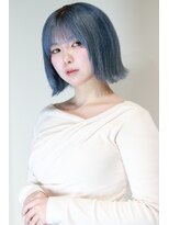 ステラ ヘア デザイン サロン(STELLA hair design salon)&nbsp;ルーツカラー×切りっぱなしボブ　A