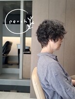 パーチ(perch) ショートスタイル×デザインパーマ