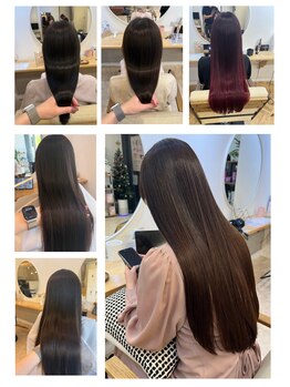ブルーム(BROOM)の写真/髪質改善でうるつやさらさらに！酸熱ストレートで憧れの美髪へ導きます☆