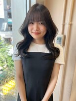 アクシス 栄店(`AXIS)&nbsp;森崎ワンホンレイヤー/ミルクティーブロンド/ダークブルー/栄
