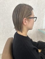 イルバイアトモス(ilu by Atmos)&nbsp;ぱつボブ×3Dハイライトカラー/白髪ぼかし