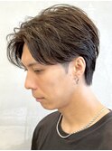 横浜西口メンズパーマルーズパーマシャドウパーマッシュウルフ