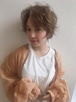 ロット 横浜(lot)&nbsp;ナチュラルショート×パーマ×ミルクブラウン横浜駅