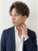 大人メンズビジネスツイストスパイラル×清潔感刈り上げショート