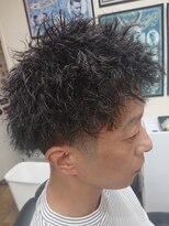 床屋のよこがわ&nbsp;ツイストパーマ