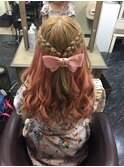 ハーフアップ(ヘアセット)