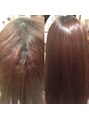 ヘアアンドメイク サファイア 浜北店(SAPPHIRE) エアーストレートのビフォーアフターです( ^)o(^ )