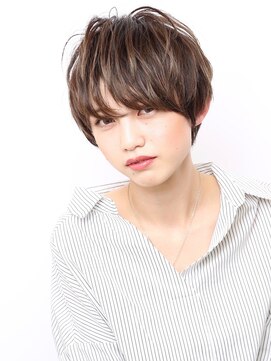 ピークアブー アヴェダ アトレ恵比寿(PEEK-A-BOO AVEDA) 【小顔】に見せる丸さを出したセンシュアルショート恵比寿 須賀