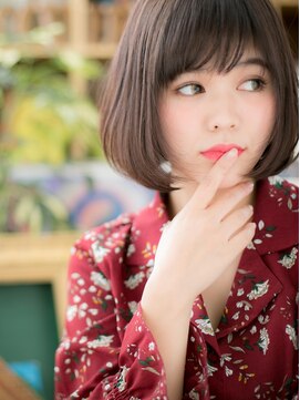 カバーヘア イヴ 戸頭店(COVER HAIR EVE) ■EVE戸頭102-2★■前下がりでクールフェミニン…大人ボブ