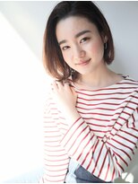 トキ(toto toki)&nbsp;シンプルなオレンジボブ