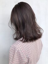 アイティー バイ アルバム 中野店(IT by ALBUM) ミディアムレイヤー_ローライトスリークボブ厚めバング_ba288062