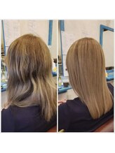 クセが強い方はコチラ♪不自然な真っ直ぐはもうイヤ！という方必見！当店自慢の縮毛矯正でセットを楽に！