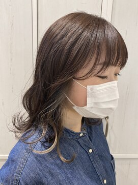 アンソル 戸田店(N'SOL) さりげなく可愛いインナーカラー