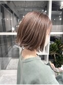 無造作切りっぱなしボブ#ハイライト#20代#30代#40代