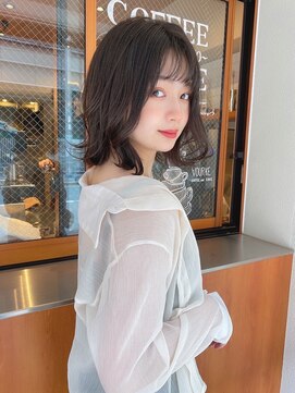 ルービック 豊中(Rubik's) 暗髪ふんわり外ハネボブ