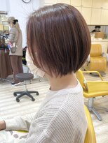 モリオ フロム ロンドン 成増店 【morio成増/米村】丸みショートマロンブラウン