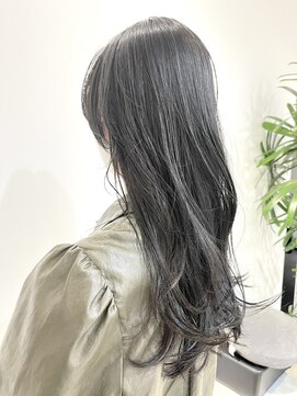 ジュエ ヘアー デザイン(Jue hair design) 『地毛風』かなり赤みを抑えたオリーブカラー