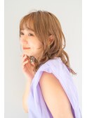 ゆるふわ大人可愛いこなれミディ/セミロング20代30代40代