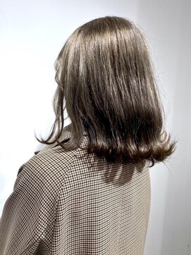 クアトログランシュ 水戸店(QUATRO×GranCieux) ミルクティーカラー　【水戸/ブリーチ/アディクシーカラー】