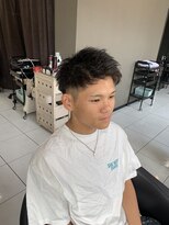 アイズ 海老名(AIZU) スウィングアップバングジェットモヒカンフェードカットショート