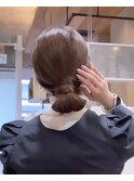 セルフアレンジ☆まとめ髪