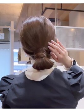 ライリー(riley) セルフアレンジ☆まとめ髪