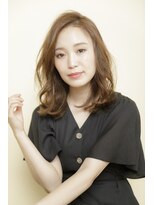 アフロディーテ 銀座(APHRODITE GINZA)&nbsp;黒髪/グレーベージュ/レイヤーロング/前髪パーマ/銀座