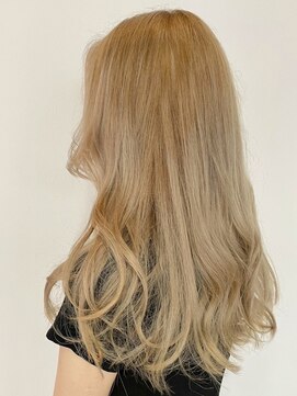 ヴァンクラウドフロムコウベ(VENT CLOUD from KOBE) 艶感♪髪質改善カラー大人可愛いミルクティーベージュ透明感