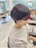 前髪なし！大人かわいいハンサムショート