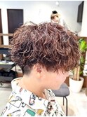 波巻きパーマ/メンズカット/メンズパーマ/谷町四丁目