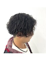 ランディ(RANDY)&nbsp;メンズセンターパート 縦落ちツイスパ ツイストスパイラル