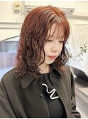 【白石】ウェーブスパイラル縦落ちパーマミディアム原宿学割