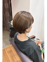 フラワー(flower)&nbsp;ハイライト＋エドルカラー/ミルクティー系カラー/白髪ぼかし