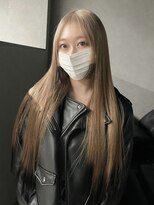 シエンゴールド(CIEN gold)&nbsp;ミルクティーベージュ/裾カラー/裾ブラック