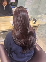 ファースト 仙台店(first) 黒髪 ボブルフ ネビージュ 小顔 ワンレン 髪質改善 前髪