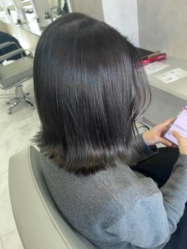 キング(K!ng) 縮毛矯正髪質改善ハイライトレイヤーカット楠葉美容室エクステ