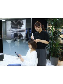 “専属のスパニストが在籍”他店ではマネできない技術力がここに…。頭皮や髪のお悩みを解決◎