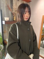 アルク(alku)&nbsp;ボブ顔まわりレイヤーオリーブカラー