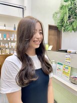 透明感アップうる艶オリーブヘア♪
