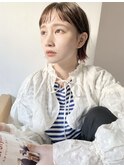 【amoretto.mai】外ハネ×眉上のバング