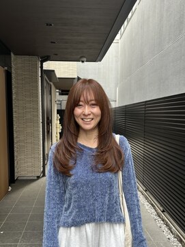 アオ ミナミアオヤマ(Ao. minami aoyama) 似合わせレイヤー／顔周りレイヤー/レイヤー/ロングレイヤー