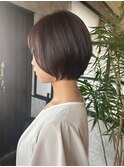 ショートボブ/ナチュラルブラウン