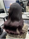 韓国 くびれロング レイヤー ワンホンヘア 小顔前髪