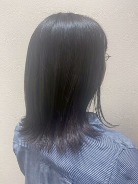 アクセ ダークアッシュレイヤー☆ラベンダーミルクティー☆大人可愛い