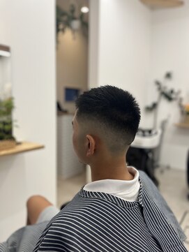 ヘアルームキムラ(HAIR ROOM KIMURA) メンズスキンフェードベリーショートオシャレボウズアップバング