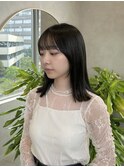 ミディアム/暗髪