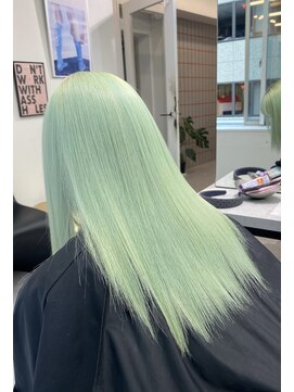 ペレ 渋谷(PELE) くびれヘア/アプリコットオレンジ/夏のヘアアレンジ/渋谷